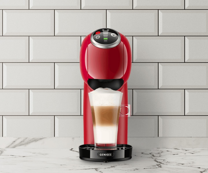 Izbliza Genio S Plus By Krups® - Crvena aparat za kavu NESCAFÉ® Dolce Gusto®